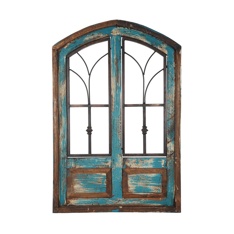 Wall Dcor Andover Mills Color: Turquoise Size: 36″ H x 24″ W x 1.5″ D